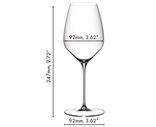 Набор из 2-х бокалов для белого вина Riesling (Рислинг), объем: 460 мл, высота: 247 мм, хрусталь, серия Veloce, 6330/15, Riedel 6330/15 фото 3