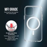 ЧОХОЛ ДЛЯ СМАРТФОНА SPACE MAGNETIC FOR APPLE IPHONE 15 TRANSPARENT SpaceMAG15Clear фото 5