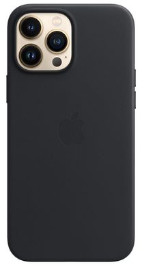 Чохол iPhone 13 Pro Max Leather Case with MagSafe (Midnight) MM1R3ZE/A MM1R3ZE/A фото