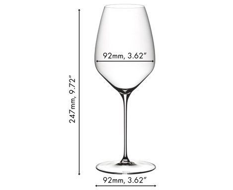 Набор из 2-х бокалов для белого вина Riesling (Рислинг), объем: 460 мл, высота: 247 мм, хрусталь, серия Veloce, 6330/15, Riedel 6330/15 фото