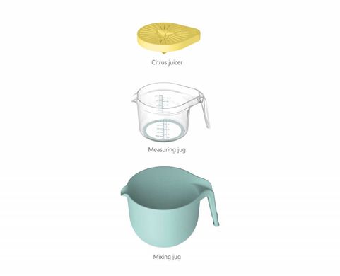 Набір кухонного посуду Joseph Joseph NEST, 3 предмети, жовто-блакитний (40110) 01000950 фото