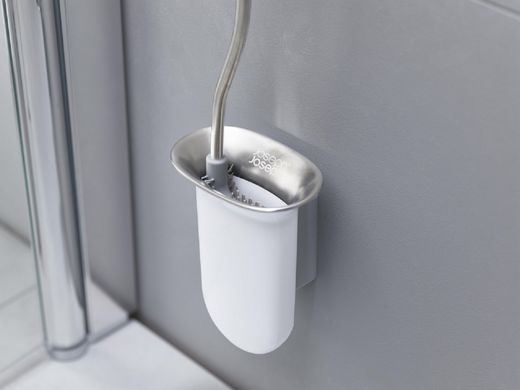 Силиконовый ершик для унитаза подвесной Joseph Joseph Flex Steel Wall-mounted Toilet Brush - White 70528 70528 фото