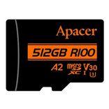 Карта пам'яті Apacer microSDXC UHS-I U3 512GB V30 A2 адаптер +SD (AP512GMCSX10U8-R) AP512GMCSX10U8-R фото 2