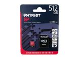 Карта пам'ятi Patriot EP A1 R90/W80MB/s MicroSDXC 512GB UHS-I/U3 Class 10 + SD адаптер (PEF512GEP31MCX) PEF512GEP31MCX фото 2