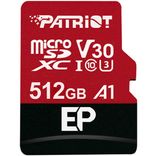 Карта пам'ятi Patriot EP A1 R90/W80MB/s MicroSDXC 512GB UHS-I/U3 Class 10 + SD адаптер (PEF512GEP31MCX) PEF512GEP31MCX фото 1