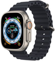 Apple Watch Ultra 49mm Titanium Case with Midnight Ocean Band Ultra/4 фото
