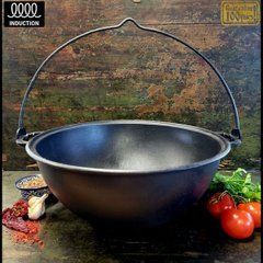 Казан з дужкою 15л, &Oslash;40см, вага 8,6кг чавунний узбецький WOK (V15-MS501) V15-MS501 фото