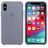 Silicone Case for iPhone XS Max - Lavender Gray 1321422 фото 2