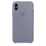 Silicone Case for iPhone XS Max - Lavender Gray 1321422 фото 1