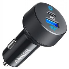 Авто зарядка ANKER PowerDrive PD+ 2 - 20W PD + 15W USB (Black) 6710640 фото
