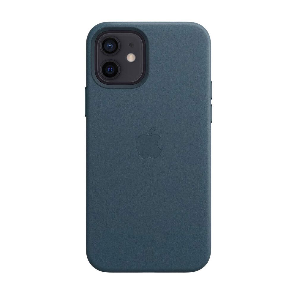 Купить Kожаный чехол Apple Leather Case with MagSafe Baltic Blue (MHK83)  для iPhone 12 mini MJYQ3 в интернет магазине Интернет магазин E-stuff,  магазин техники, электроники и аксессуаров E-stuff