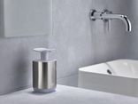 Гигиенический дозатор для жидкого мыла Joseph Joseph Presto Steel Soap Dispenser - White 70532 70532 фото 6