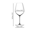 Набор из 2-х бокалов для красного вина Syrah / Shiraz (Сира), объем: 709 мл, высота: 247 мм, хрусталь, серия Veloce, 6330/41, Riedel 6330/41 фото 3