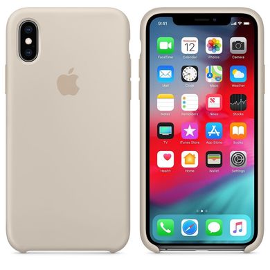 Silicone Case for iPhone XS Max - Stone 1321454 фото