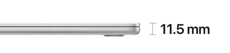 Apple MacBook Air M2 Chip 15" 8/256GB Silver (MQKR3) 2023 MQKP3 фото