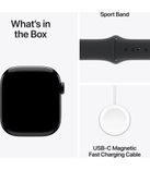 Apple Watch Series 10 GPS 42mm Jet Black Aluminium Case with Black Sport Band - S/M (MWWE3QH/A) MWWE3QH/A фото 9