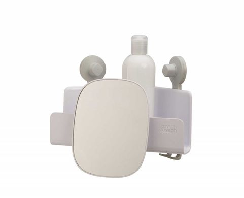 Полиця для душових кабін з регульованим дзеркалом Joseph Joseph EASYSTORE, білий (70549) 70549 фото