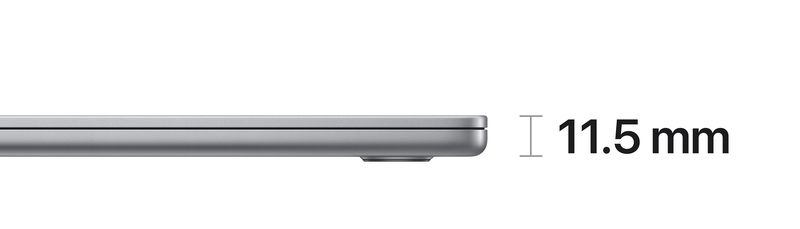 Apple MacBook Air M2 Chip 15" 8/512GB Space Gray (MQKQ3) 2023 MQKP3 фото