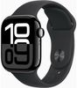 Apple Watch Series 10 GPS 42mm Jet Black Aluminium Case with Black Sport Band - S/M (MWWE3QH/A) MWWE3QH/A фото