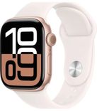 Apple Watch Series 10 GPS 42mm Rose Gold Aluminium Case with Light Blush Sport Band (MWWH3QH/A) MWWH3QH/A фото 1