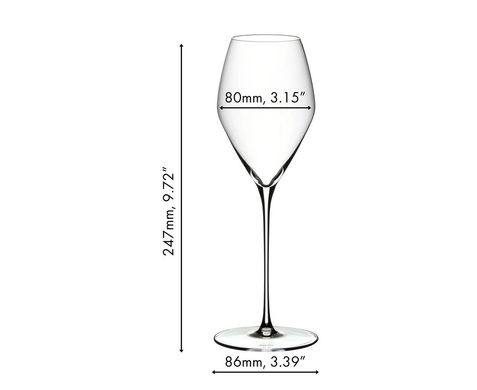 Набор из 2-х бокалов для вина Rose (Розе), объем: 322 мл, высота: 247 мм, хрусталь, серия Veloce, 6330/55, Riedel 6330/55 фото