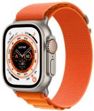 Apple Watch Ultra 49mm Titanium Case with Orange Alpine Loop Ultra/8 фото 1
