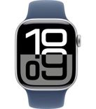 Apple Watch Series 10 GPS 42mm Silver Aluminium Case with Denim Sport Band - S/M (MWWA3QH/A) MWWA3QH/A фото 2