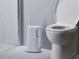 Йоршик для унітазу з відсіком для зберігання Joseph Joseph Flex Store Toilet Brush with Extra-large Caddy - Blue/White 70537 70537 фото 4
