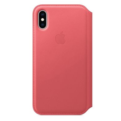 Leather Folio for iPhone XS Max - Peony Pink 8976511 фото