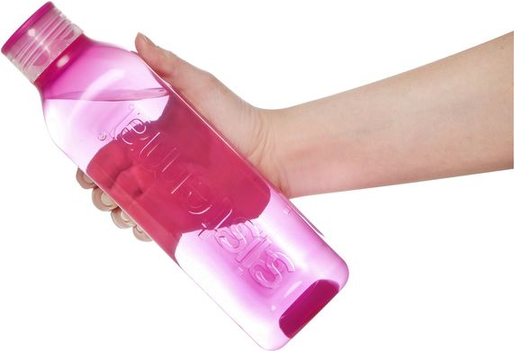 Пляшка для води 1 л Рожева 890-3 pink фото
