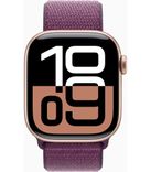 Apple Watch Series 10 GPS 42mm Rose Gold Aluminium Case with Plum Sport Loop (MWWK3QH/A) MWWK3QH/A фото 2