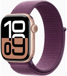 Apple Watch Series 10 GPS 42mm Rose Gold Aluminium Case with Plum Sport Loop (MWWK3QH/A) MWWK3QH/A фото 1