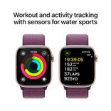 Apple Watch Series 10 GPS 42mm Rose Gold Aluminium Case with Plum Sport Loop (MWWK3QH/A) MWWK3QH/A фото 4