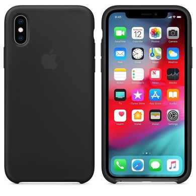 Silicone Case for iPhone XS Max - Black 1321548 фото