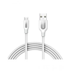 Кабель ANKER Powerline+ Micro USB - 0.3м (White)