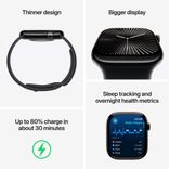 Apple Watch Series 10 GPS 42mm Silver Aluminium Case with Blue Cloud Sport Loop (MWWD3QH/A) MWWD3QH/A фото 3