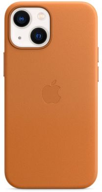 Чохол iPhone 13 mini Leather Case with MagSafe (Golden Brown) MM0D3ZE/A MM0D3ZE/A фото