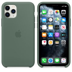 Чехол для iPhone 11 Pro Max Silicone Case - Pine Green qe51227 фото