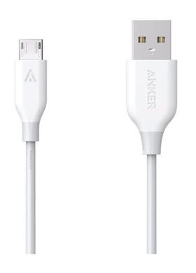 Кабель ANKER Powerline Micro USB - 0.9м V3 (White/Red/Space Gray/Blue/Black) 6301583 фото