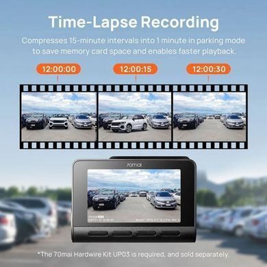Відеореєстратор 70mai Dash Cam 4K A810S-2 Set 1182548 фото
