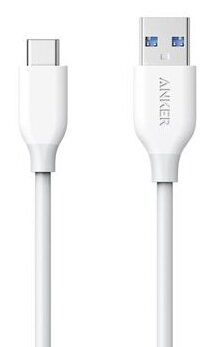 Кабель ANKER Powerline Select+ USB-C to USB-A 2.0 - 0.9м (White) 6579728 фото