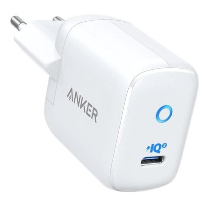 Мережеве заряджання ANKER PowerPort III Mini 1 - 30W PowerIQ3.0 (White) 6579723 фото