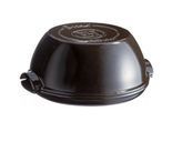Форма для випікання хліба кругла з кришкою Emile Henry SPECIALIZED COOKING, кераміка, 32,5x29,5x14 см, чорний (795507) 795507 фото 1