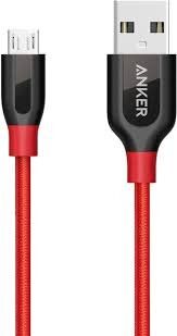 Кабель ANKER Powerline+ Micro USB - 0.9м V3 (Red/Gray) 6304790 фото