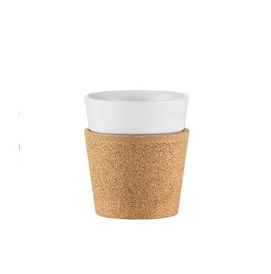 2 pcs mug with Cork Sleeve Bodum 0.17l 11581-109 фото