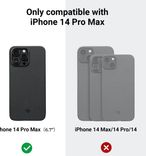 Чехол - накладка Pitaka MagEZ Case Pro 3 for iPhone 14 Pro Max, Twill Black/Grey (KI1401PM) KI1401PM фото 12