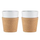 2 pcs mug with Cork Sleeve Bodum 0.3l 11582-109 фото 1
