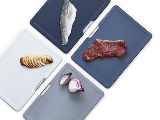 Набір обробних дощок з кейсом для зберігання Joseph Joseph Folio 4-piece Chopping Board Set (Large) - Graphite 60184 60184 фото