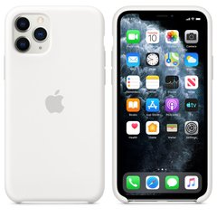 Чехол для iPhone 11 Pro Max Silicone Case - White qe51231 фото
