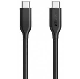 Кабель ANKER POWERLINE USB-C TO USB-C 3.1 WITH PD 0.9M V3 BLACK 6368820 фото